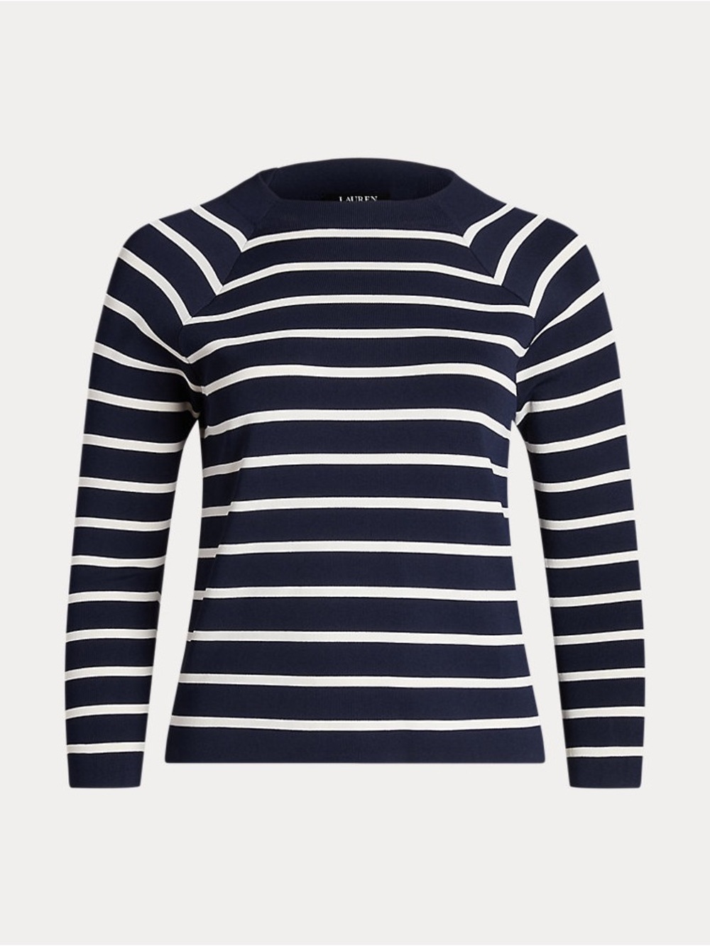 Ralph Lauren Striped Mockneck Sweater large